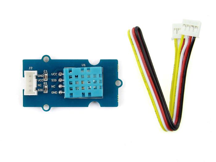 Image of a Grove temperature and humidity sensor